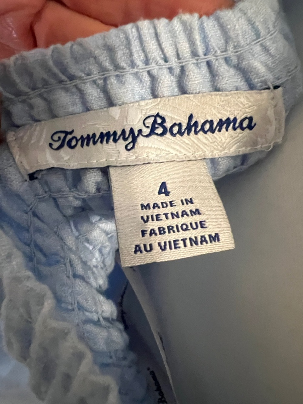 Tommy Bahama Light Blue Floral Halter Linen Maxi Dress Size 4 - Picture 2 of 16